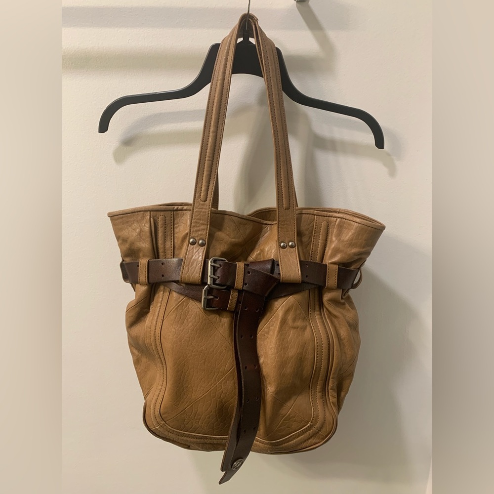 Fabulous brown leather purse by Revel NY